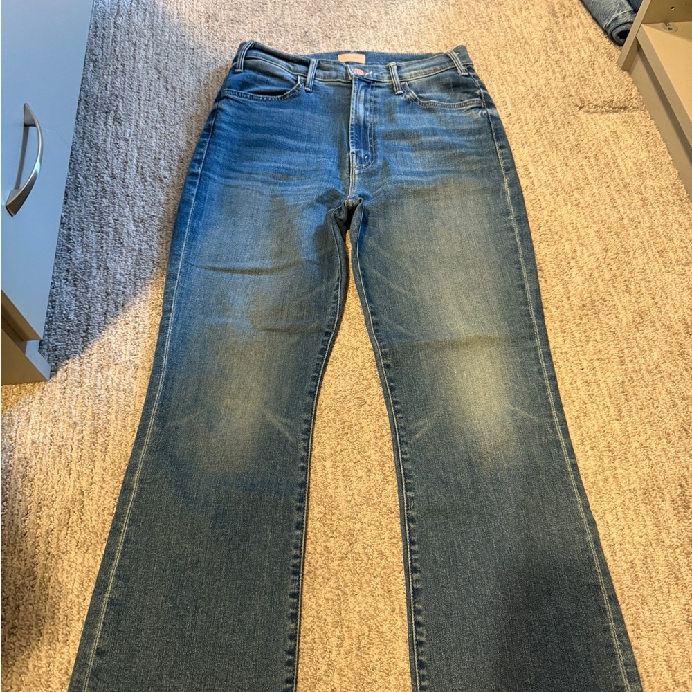 Lil’ MOTHER Flare Jeans in Healing Jar